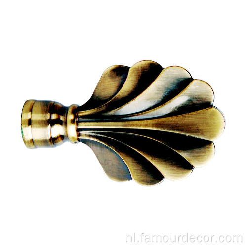 Bananenbladkop aluminium legering gordijnroede